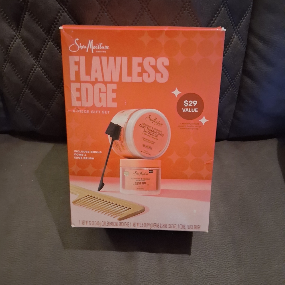 Shea Moisture Flawless Edge Hair Styling Set - Orange and Black